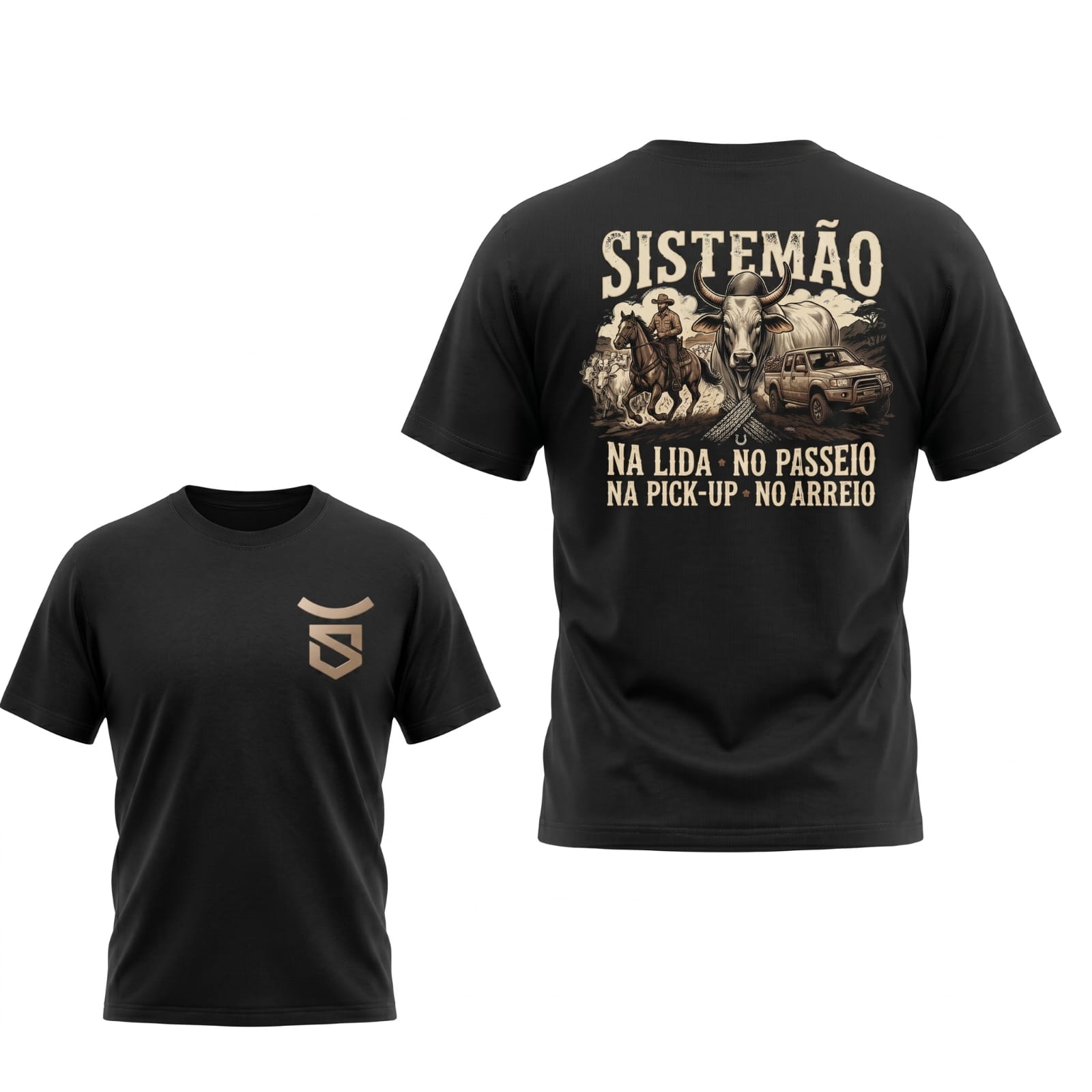 Camiseta/Estampa (Na lida No Passeio)